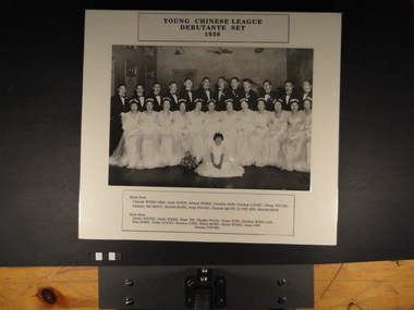 exhibition panel, Young Chinese League debutante set 1938, 1938