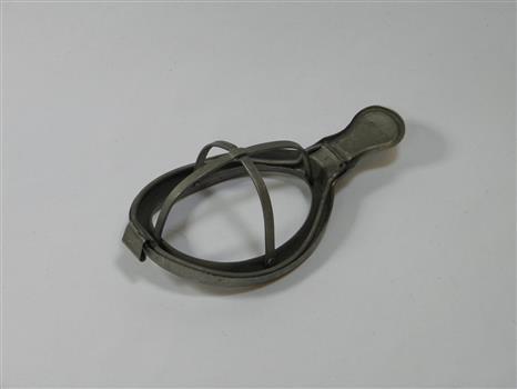 Metal anaesthetic mask, almond shaped 