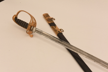 Sword + scabbard, Farquhar McCrae's sword + scabbard
