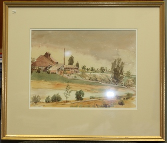 Painting - Painting, Old Brick Factory, Surrey Hills, Old Brick Factory, Surrey Hills