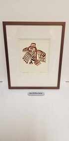 Painting - Print,Haida Raven-Xuuya by Bill Reid, Bill Reid, Haida Raven-Xuuya