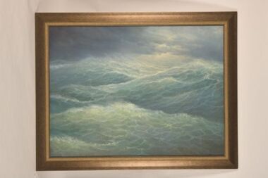 Painting - Artwork, Amidst The Waves, Dollery, Amidst The Waves
