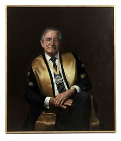 Painting - Portrait of John Batten, President, John Batten