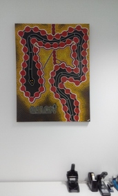 Painting - Oil painting representing the Colon, Colon