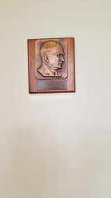 Painting - Plaque, Bronze relief casting of H Devine by Stanley Hammond, Stanley Hammond, H Devine