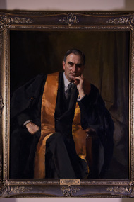 Painting - Portrait of Sir Hugh Devine, President, Sir Hugh Devine