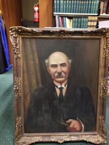 Painting - Portrait of C.J. Trood, C.J. Trood