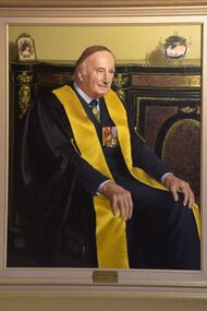 Painting - Portrait of Sir E E Dunlop, Sir E E Dunlop
