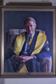 Painting - Portrait of K.W. Faulkner, President, K.W. Faulkner