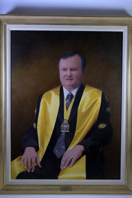 Painting - Portrait of Ian Ronald Gough, President,  Ian Ronald Gough