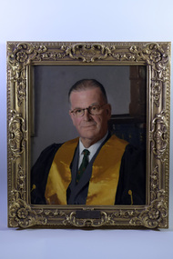 Painting - Portrait of Sir Leonard Lindon, Bramleigh, R.C, President,  Sir Leonard Lindon, c1984?