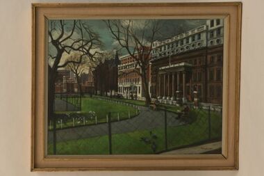 Painting - Engraving of RCSE/ Royal College of Surgeons, Lincoln Fields