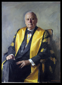 Painting - Portrait of Mervyn K Smith, Hannaford, Robert, President, Mervyn K Smith