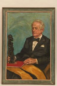 Painting - Framed portrait of Sir Rowan Nicks, Sir Rowan Nicks