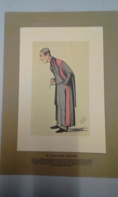 Painting - Sketch of J Paget reproduced from painting by Sir J Millais at St Bartholomew's Hospital, J Paget