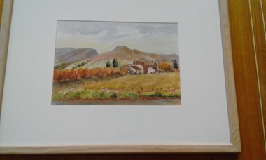 Painting - Family farm, Rousillon Provence by Douglas Stephens, Douglas Stephens, Family farm, Rousillon Provence