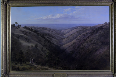 Painting - Painting, Waterfall Gully Panorama by H J Johnstone, H J Johnstone, Waterfall Gully Panorama