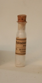 Container - Vial, Hydrochloride of Cocaine, T Morson & Sons