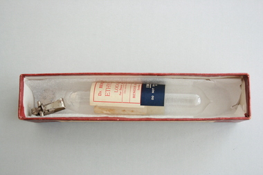 Phial, Ethyl Chloride, Bengue & Co. Ltd. Mfg. Chemists, Circa 1900