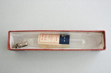 Container - Phial, Ethyl Chloride, Bengue & Co. Ltd. Mfg. Chemists, Circa 1900