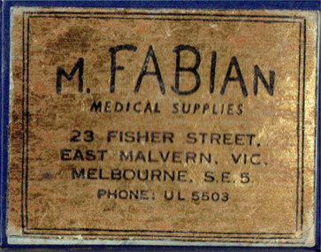 Needle, M Fabian Medical Supplies