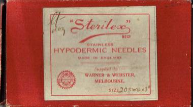Tool - Needles, Sterilex, Physicians and Surgeons Supplies