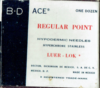 Needle, Becton, Dickinson & Co