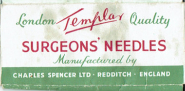 Needles, Suture, Charles Spencer Ltd