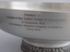 Pewter bowl on raised round base with silver plated decorated inlay in an ornate flowery scroll pattern. The gift details are engraved on the one side of the bowl.