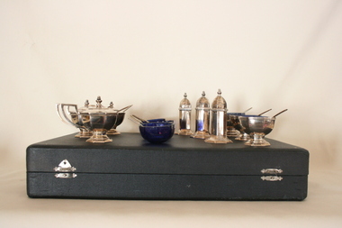 Domestic object - Muffineer Set with Tray, Nanking Store, 1900c