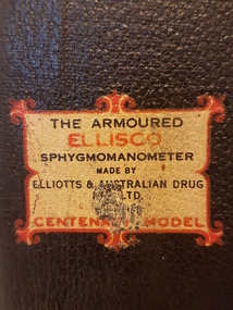 Tool - Manometer, Mercury, Elliotts & Australian Drug Pty. Ltd