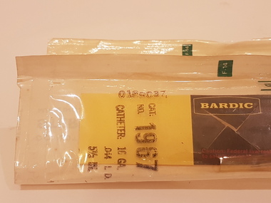 Equipment - Cannula placement set, Bardic, c. 1980
