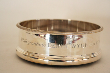 Domestic object - Wine coaster, MAPPIN & WEBB, 1985