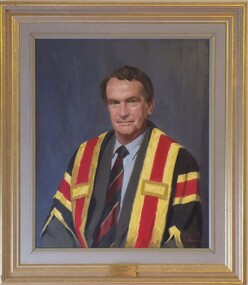 Painting - Portrait, Graham Inson, Presidential Portrait of Associate Professor Peter Livingstone, 1993