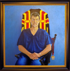Painting - Portrait, Vytas Serelis, Presidential Portrait of Dr Richard Willis, 2006