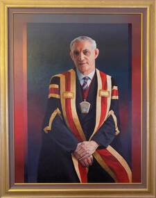 Painting - Portrait, Ben Joel, Presidential Portrait of Dr Walter Thompson, 2008