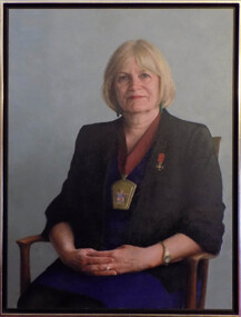 Painting - Portrait, Jude Rae, Presidential Portrait of Dr Leona Wilson, 2013