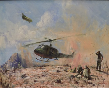 Painting, Bruce Fletcher, Dust Off, 1980