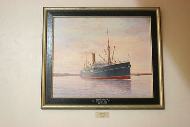 Painting, Ib Odfeldt, S.S. Ulimaroa