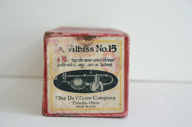 Equipment - Atomiser, De Vilbiss, Circa 1910