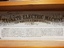 Image of label inside wooden box stating the equipment for "nervous and other diseases", with a series of directions for use. 