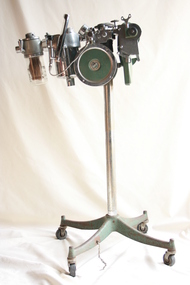McKesson Nargraf machine affixed to a metal stand.