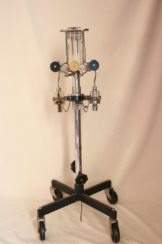 A C.I.G. Gas anaesthesia apparatus on a stand