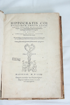 The title page of the book.