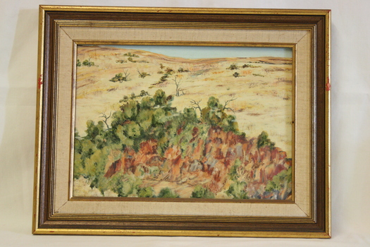 A painting of a quarry scene.