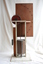 Geoffrey Kaye's spirometer as seen from the front.