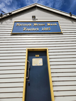 Natimuk Brass Band - Outdoor Building Sign