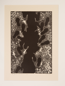 Print, Nanette Bourke, The Growth of Tourism, 1988