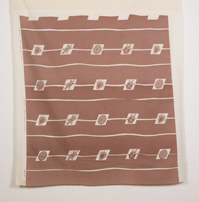 Textile, Frances Burke, Goanna, c. early 1950s