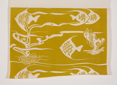 Textile, Frances Burke, Angel Fish, 1951